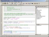 The MicroCity Script Editor